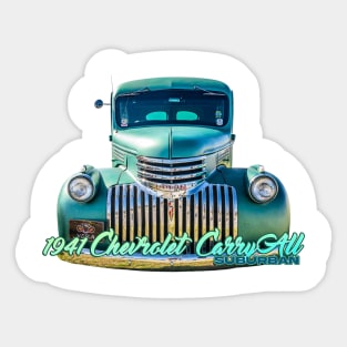 1941 Chevrolet Carryall Suburban Sticker